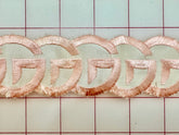 Trim - Vintage Embroidered Ribbon Peach and Ivory One 1.75YD Piece Left!